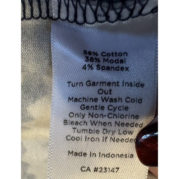 Talbots Maxi Dress L Large Paisley Sleeveless Blue Pink Stretch Washable NEW - Picture 11 of 12